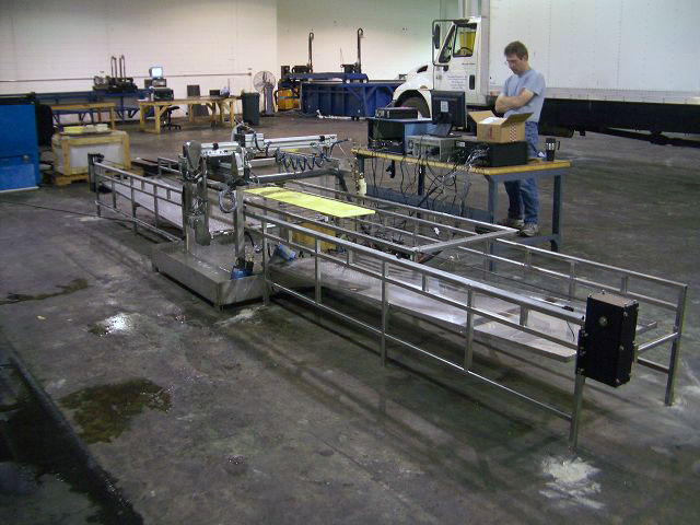 SDI shop floor with system assembly and delivery in progress