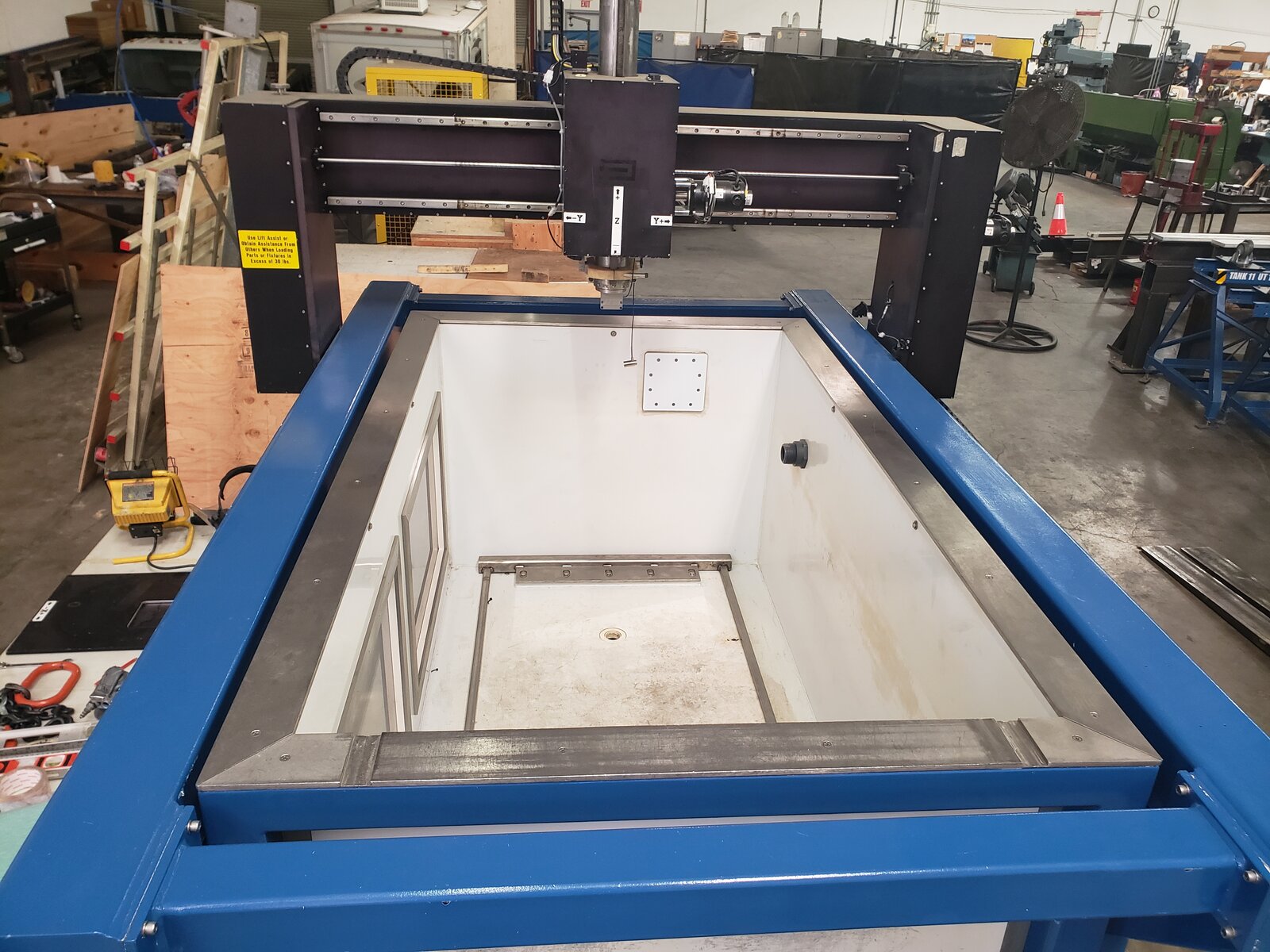 SDI ultrasonic immersion inspection tank system